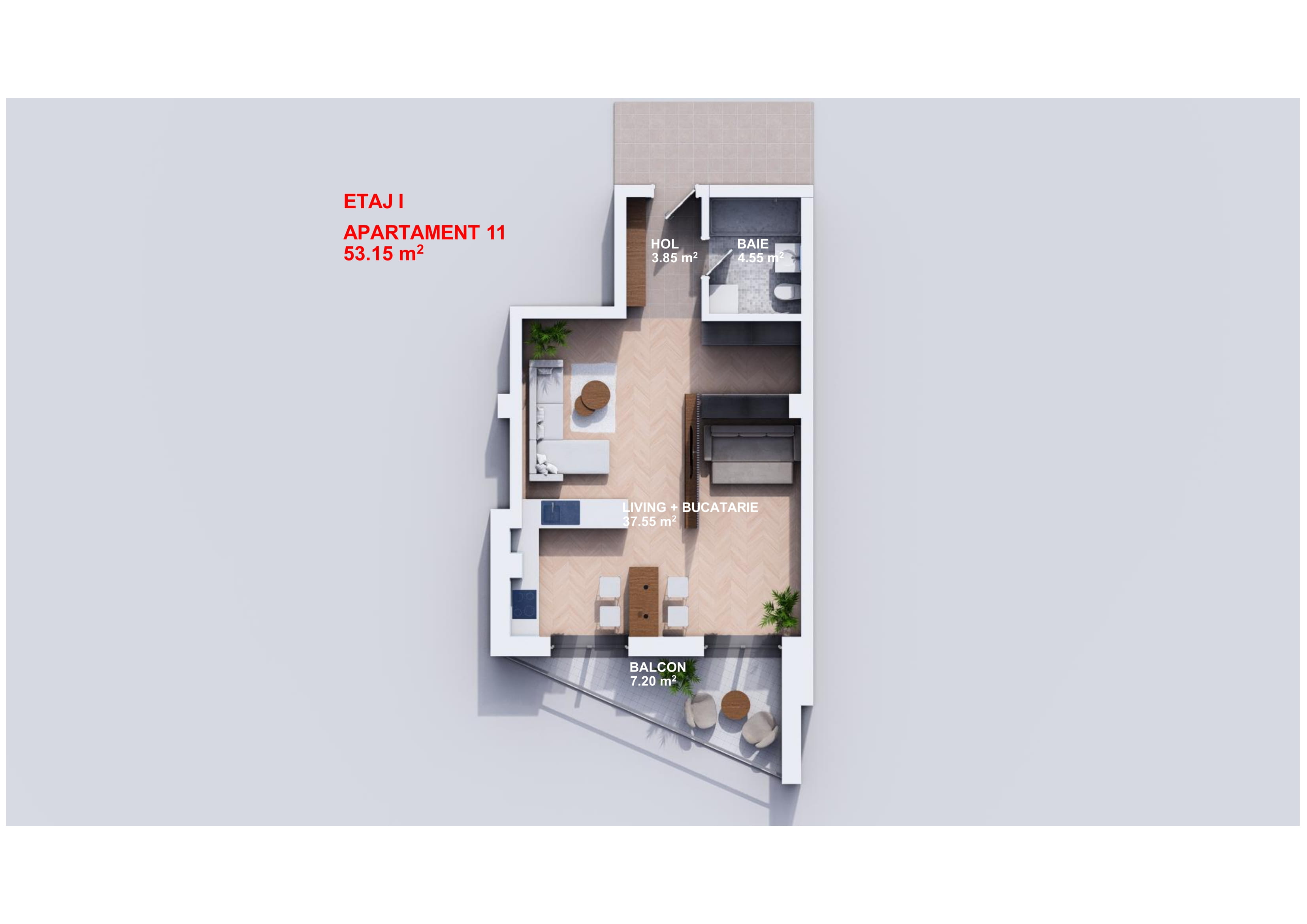 Apartament 11 - Etaj 1